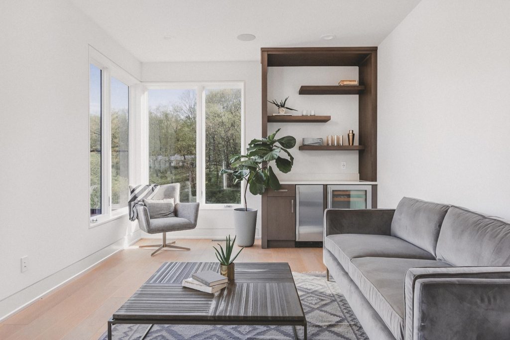 Living room with couch