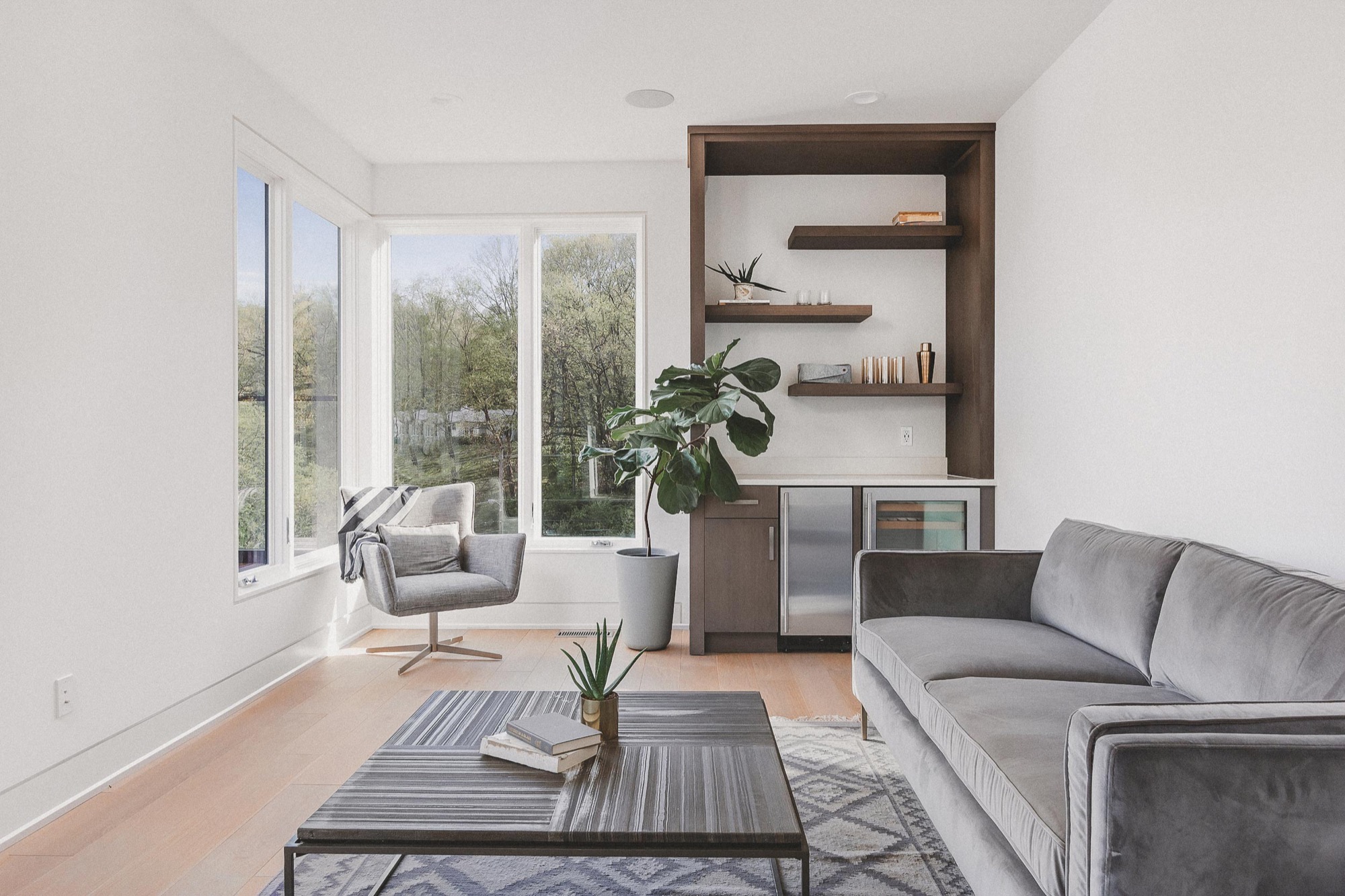 Living room with couch