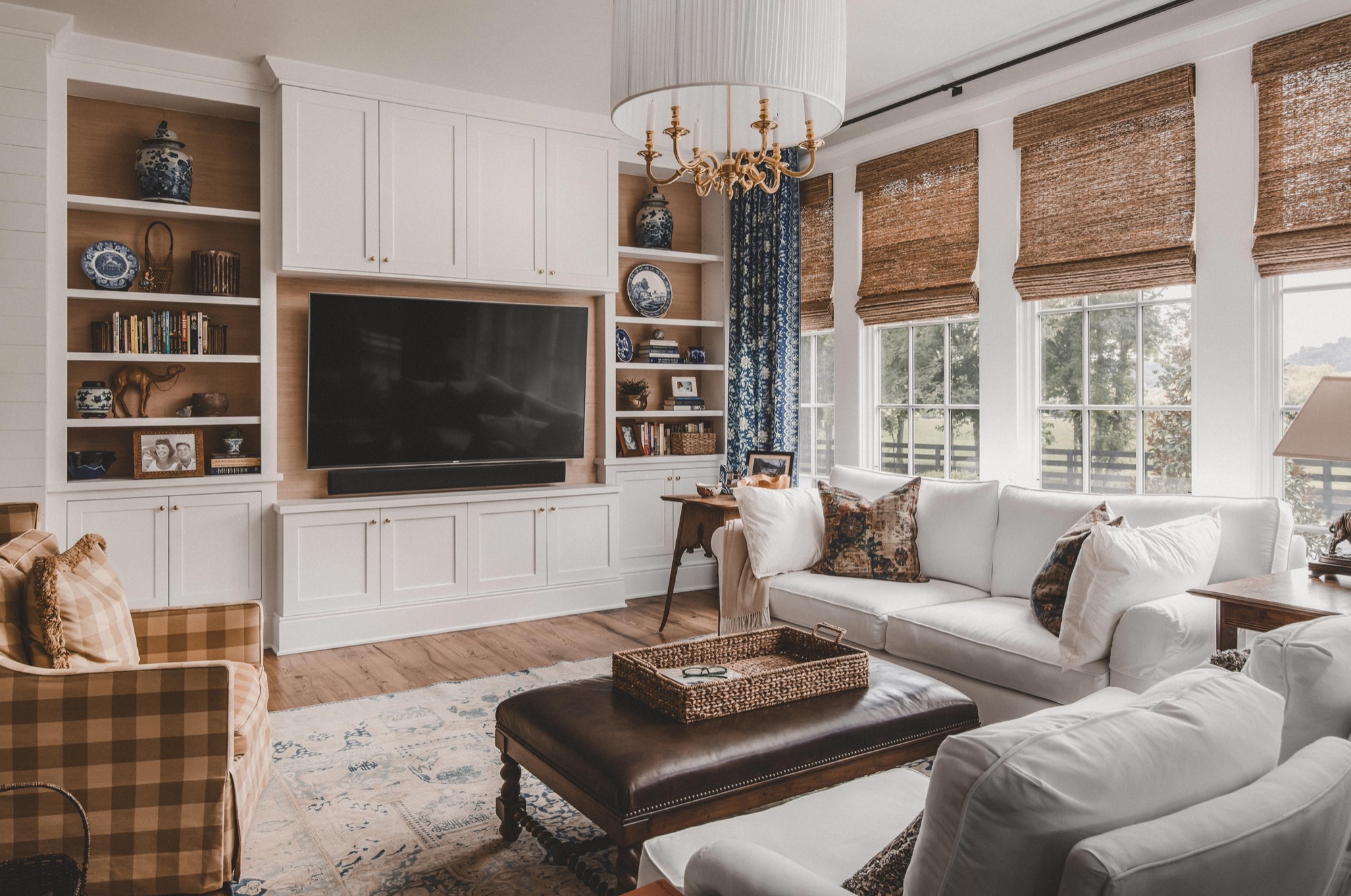 Living room with couch and tv