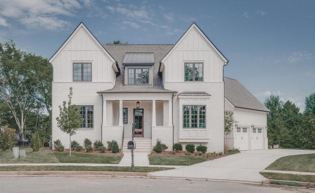 Exterior photo of newly constructed home