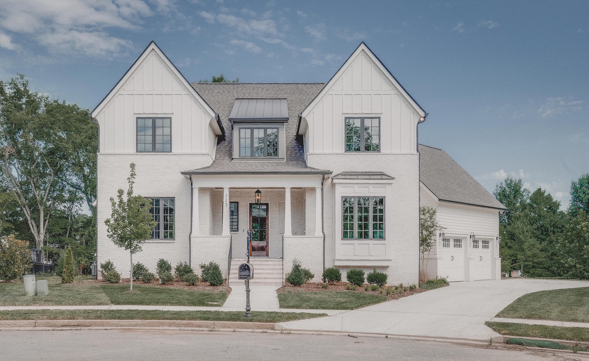 Exterior photo of newly constructed home